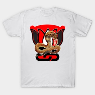 Serpent Naja snake with the victim T-Shirt